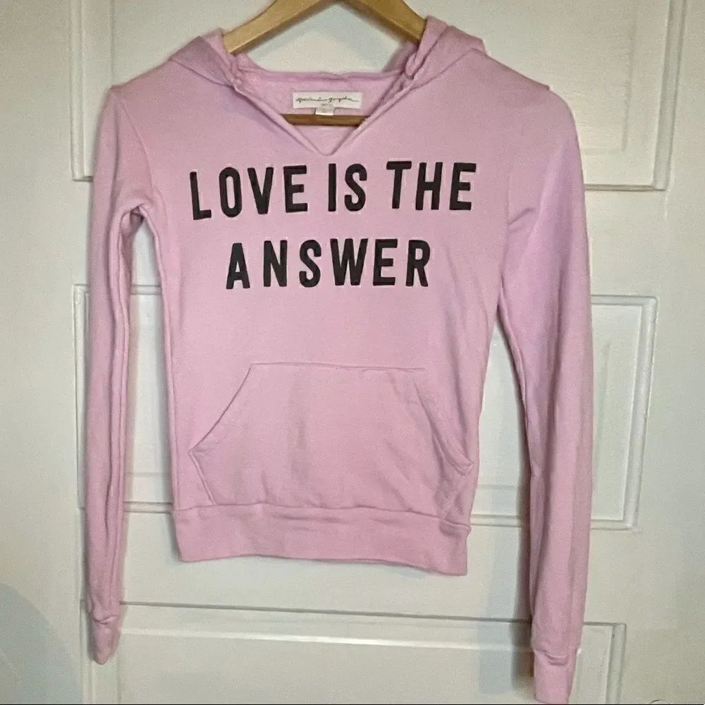 Spiritual Gangster Love is the Answer Hoodie